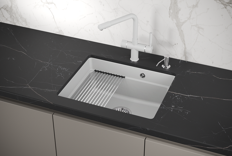 Мойка кухонная Granula Kitchen Space 5501U, АРКТИК